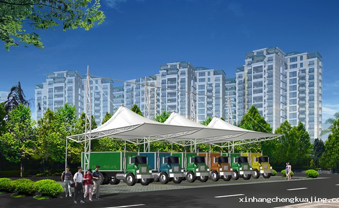 世界杯直播平台网站官网膜结构停车棚 世界杯直播平台网站官网膜结构停车棚