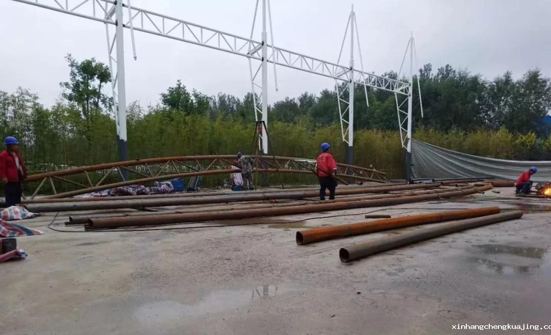 篮球场膜结构 篮球场膜结构