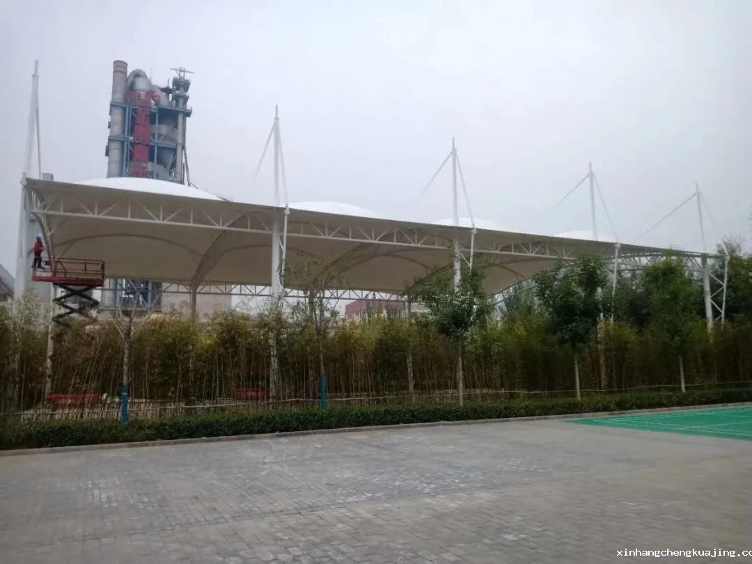 篮球场膜结构 篮球场膜结构