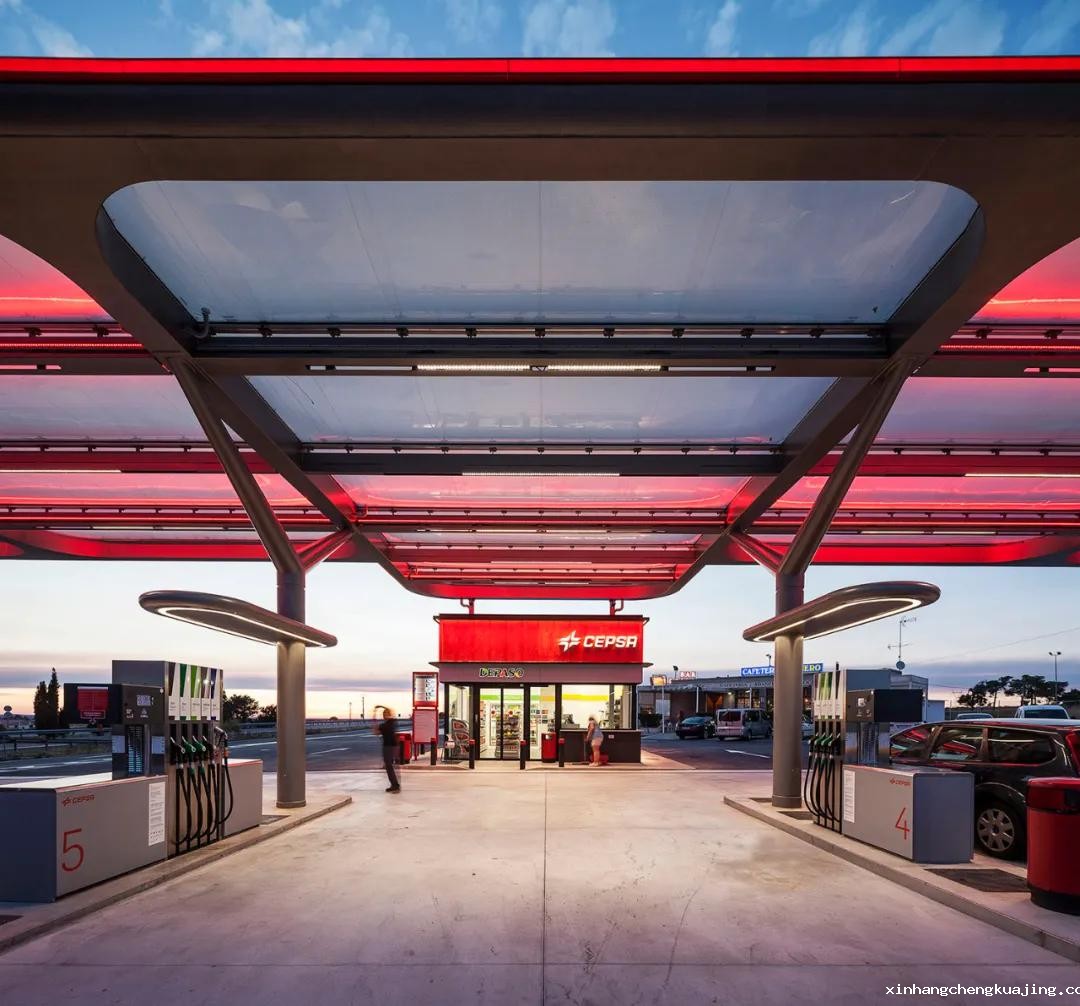 膜结构车棚 膜结构车棚