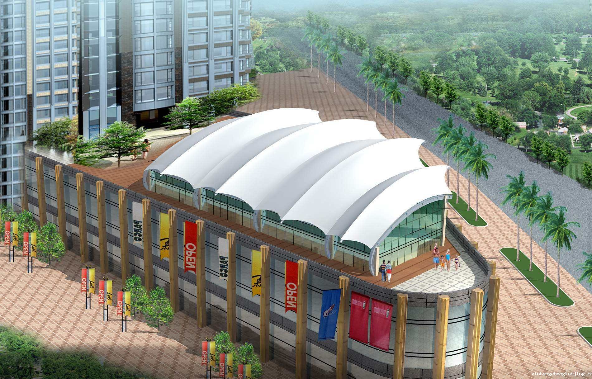 商业膜结构 商业膜结构