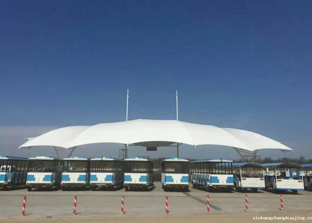 膜结构车棚 膜结构车棚
