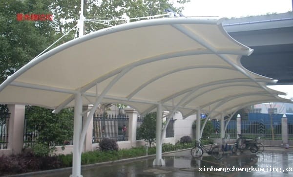 膜结构车棚 膜结构车棚