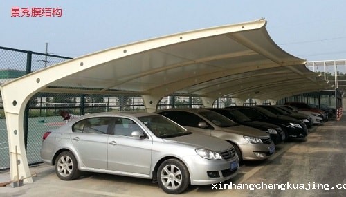 膜结构车棚 膜结构车棚