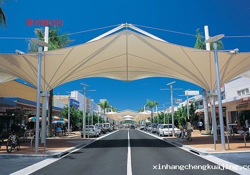 膜结构雨棚 膜结构雨棚