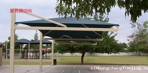 膜结构车棚 膜结构车棚