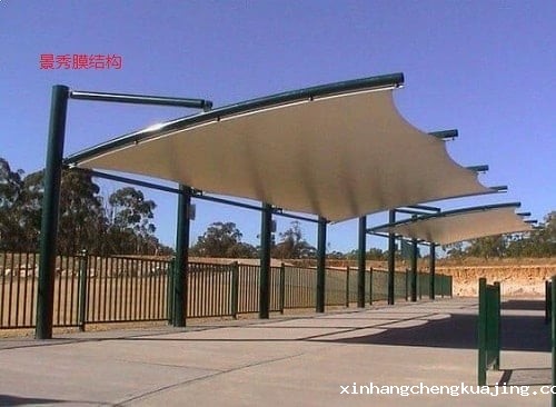 膜结构车棚 膜结构车棚