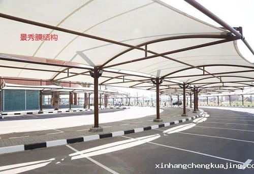 膜结构车棚 膜结构车棚