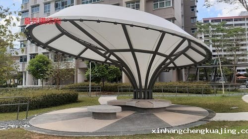 膜结构遮阳亭 膜结构遮阳亭