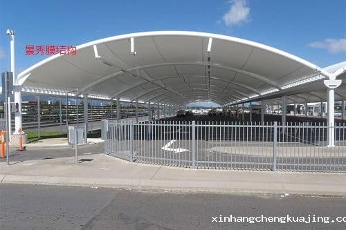 膜结构车棚 膜结构车棚