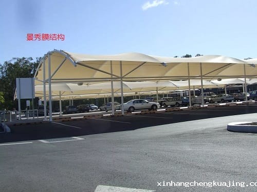 张拉膜车棚怎么安装 张拉膜车棚怎么安装