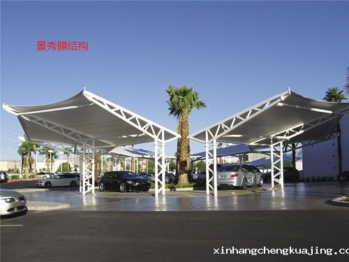 膜结构车棚 膜结构车棚