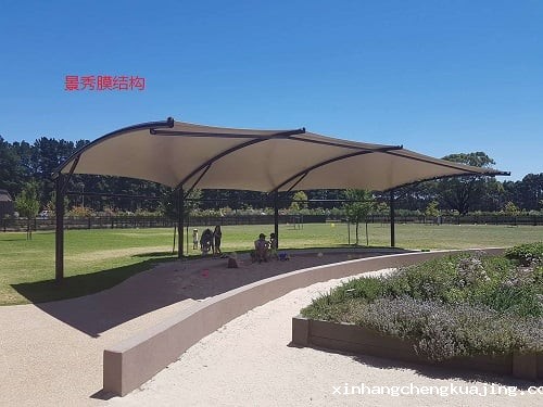 膜结构遮阳棚 膜结构遮阳棚