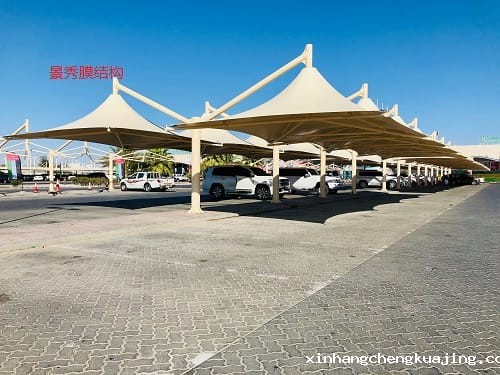 膜结构车棚 膜结构车棚