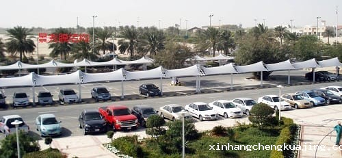 PVDF膜结构车棚 PVDF膜结构车棚