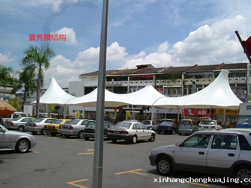 膜结构车棚 膜结构车棚