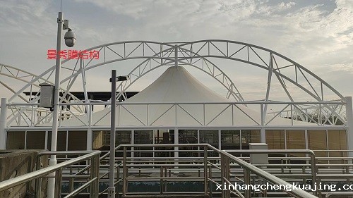 污水池反吊膜结构加盖 污水池反吊膜结构加盖