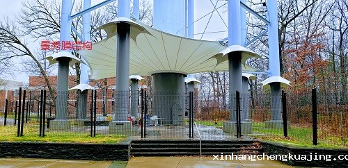 膜结构雨棚 膜结构雨棚