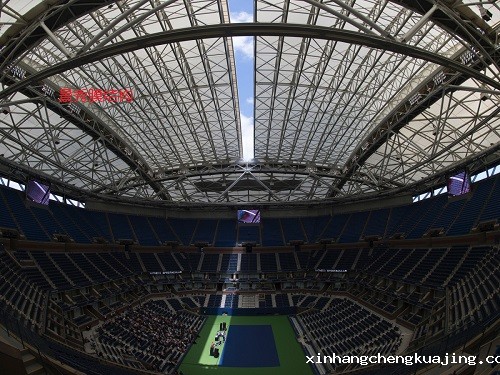 足球场伸缩顶棚膜结构 足球场伸缩顶棚膜结构