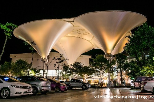 广场膜结构景观棚供应 广场膜结构景观棚供应