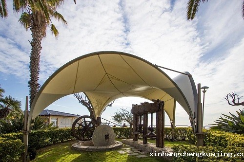 景观入口膜结构 景观入口膜结构