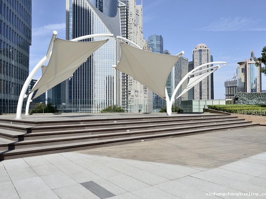 膜结构景观棚 膜结构景观棚