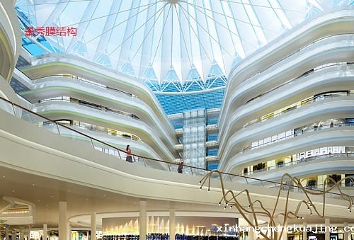 膜结构采光顶 膜结构采光顶