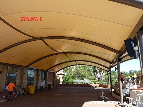 膜结构车棚 膜结构车棚