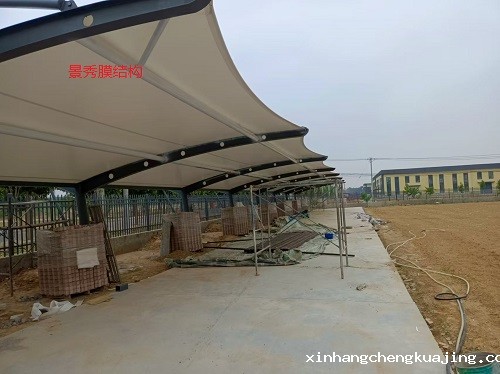 PVDF膜结构车棚优势 PVDF膜结构车棚优势