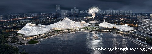 购物广场膜结构 购物广场膜结构