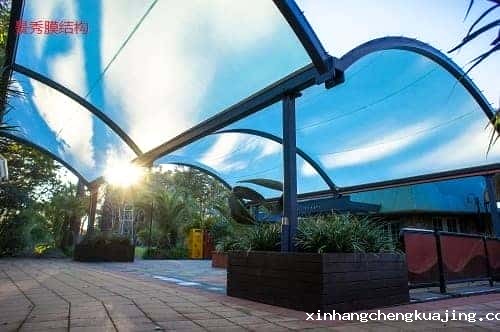 膜结构遮阳棚