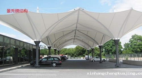 膜结构看台车棚