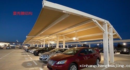 焦作膜结构车棚厂家案例展示
