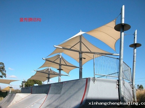 膜结构遮阳棚