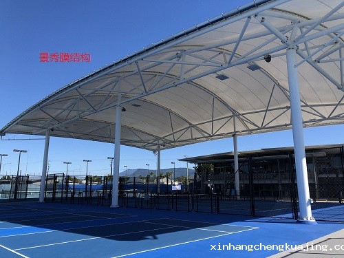 网球场膜结构