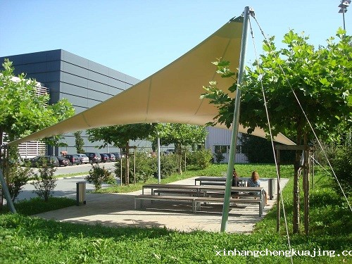 探索满洲里景观张拉膜工程的设计与应用