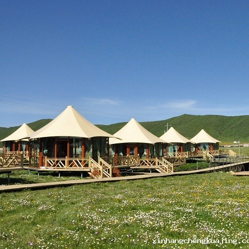 民宿屋顶膜结构