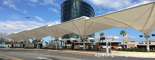 膜结构站台棚
