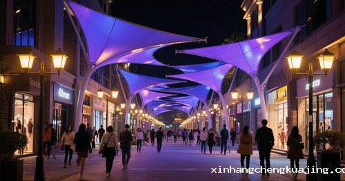 膜结构景观雨棚