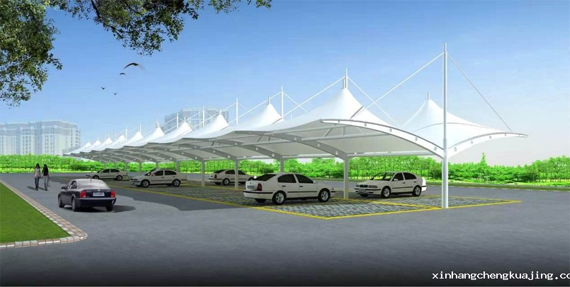 膜结构车棚 膜结构车棚