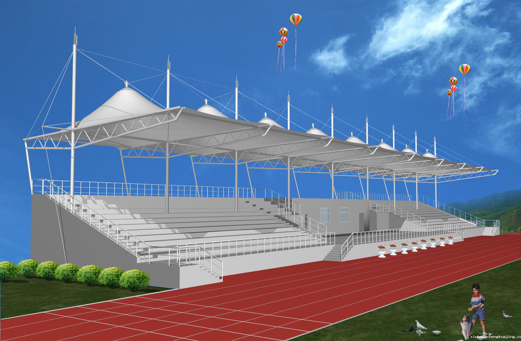 膜结构体育看台