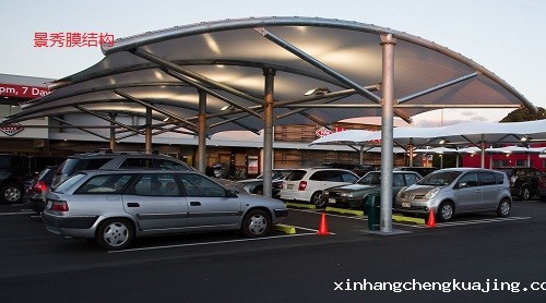 膜结构车棚 膜结构车棚