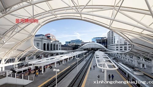 丹佛联合车站膜结构设计 丹佛联合车站膜结构设计