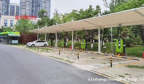 膜结构车棚 膜结构车棚