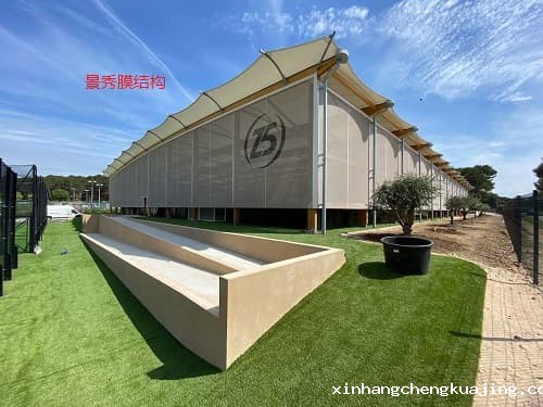 球场膜结构 球场膜结构