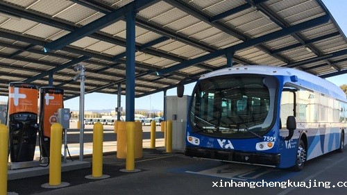 大巴车光伏车棚