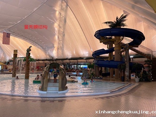 大跨度气膜结构游泳馆 大跨度气膜结构游泳馆