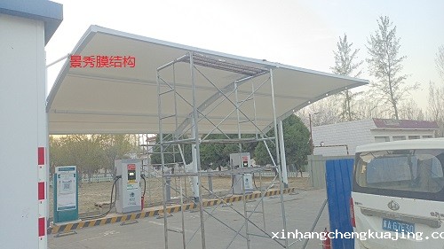 膜结构车棚 膜结构车棚