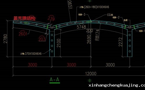 7字型膜结构车棚价格，七字膜结构车棚图纸制作大揭秘！