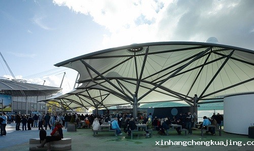 海口户外膜结构遮阳棚 海口户外膜结构遮阳棚